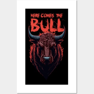 Red Evil Bulls Posters and Art